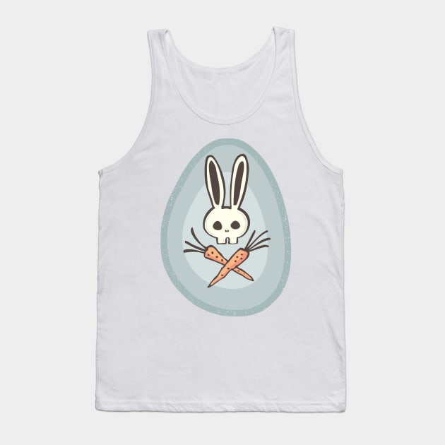 Skull Bunny Cute Cartoon Tank Top by Blue Planet Boutique